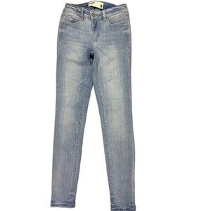Garage Size 0 Womens Jeans High Waist Jegging Light Wash Stretch
